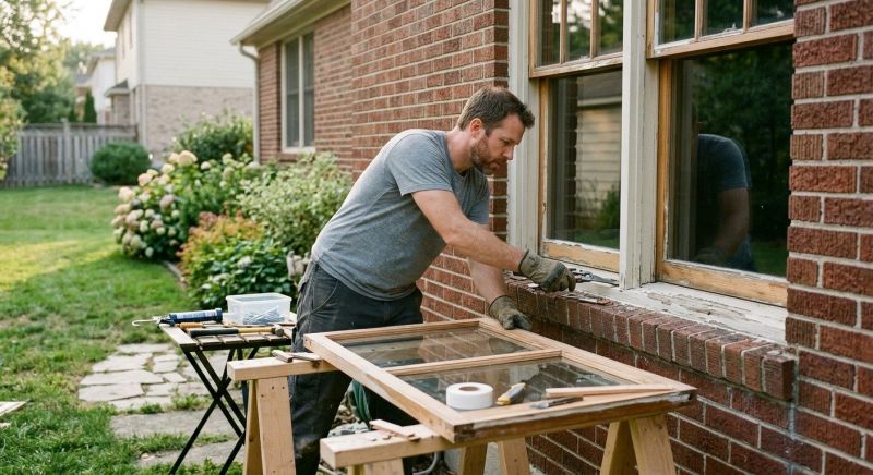 Arched Window Repair in Olathe, KS
